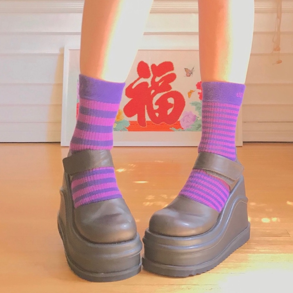 UNIF PLATFORM WAVE SHOES